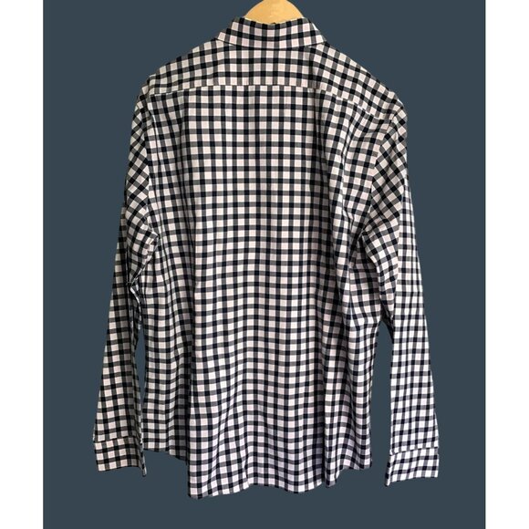 EXPRESS- MENS SLIM FIT 100% COTTON LONG SLEEVE BUTTON FRONT SHIRT SIZE X-LARGE - Picture 2 of 8